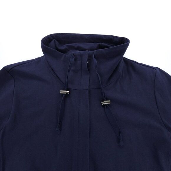 EILEEN FISHER Organic Cotton Jersey Knit Utility Jacket Athleisure Quiet Luxury - Picture 3 of 7